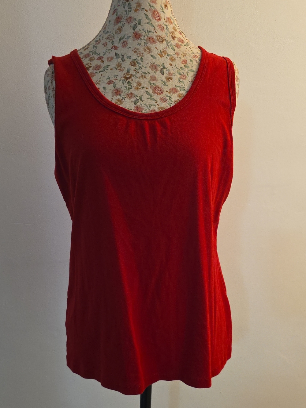 St. John's Bay Red Scoop Neck Tank